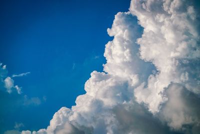 Low angle view of clouds in sky