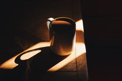 Close-up of drink on table