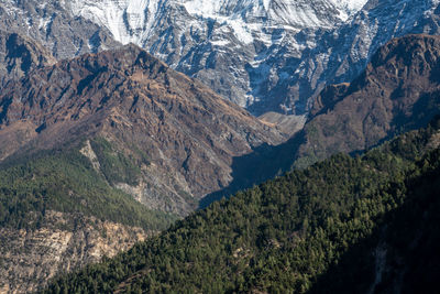 Scenic view of mountains