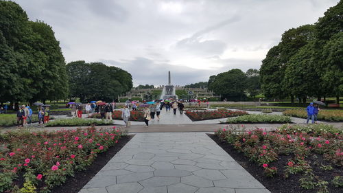 People in park