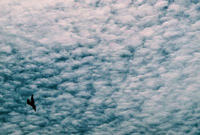 Low angle view of cloudy sky