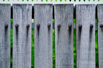 Full frame shot of wooden fence