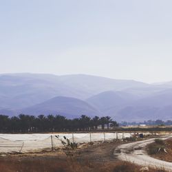 Scenic view of mountains