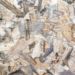 Full frame shot of wood chips