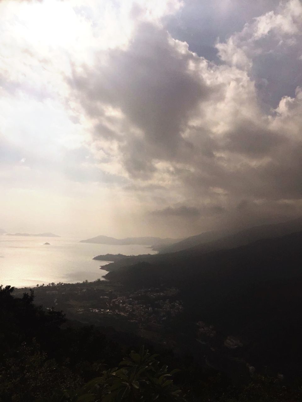 SCENIC VIEW OF FOG OVER LANDSCAPE AGAINST SKY