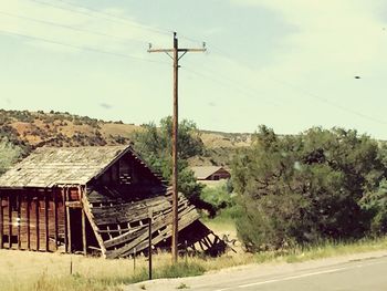 Houses in village