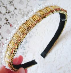 Close-up of headband