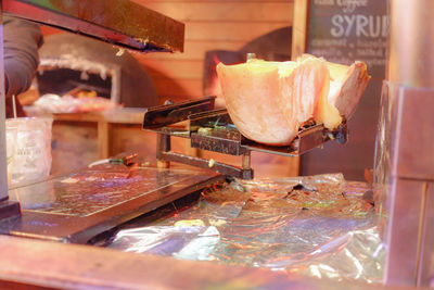 Close-up of food for sale in store