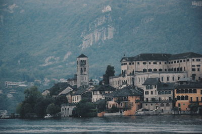 View of buildings at waterfront