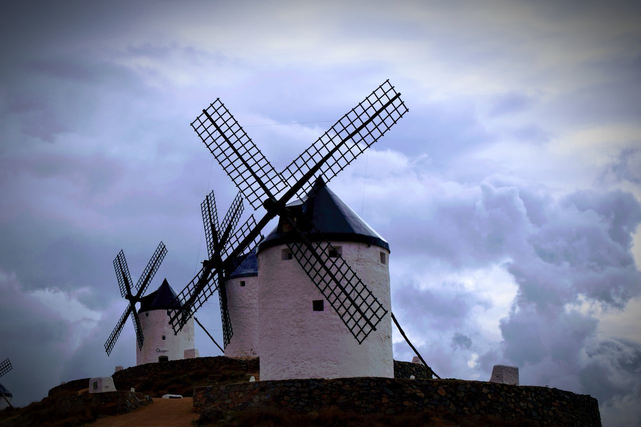 TRADITIONAL WINDMILL AGAINST SKY