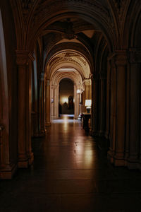 Corridor of building