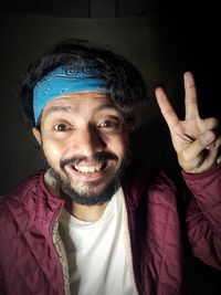 Portrait of a smiling young man