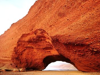 View of rock formation