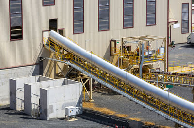 High angle view of industrial building