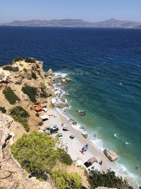 Amazing view of a beautiful sea in greece.