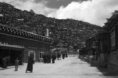 Panoramic view of city against sky