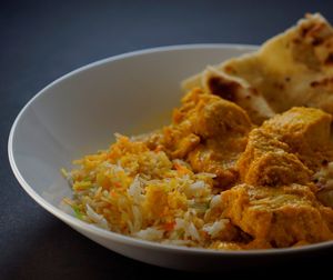 Close-up of noodles in bowl