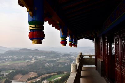 Panoramic view of a building