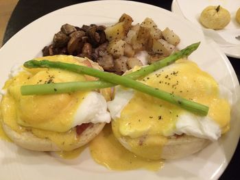 Close-up of food in plate