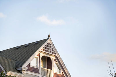 Low angle view of building against sky