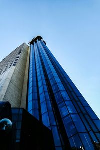 Low angle view of modern building