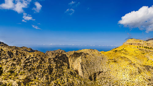 Panoramic view of landscape against sky