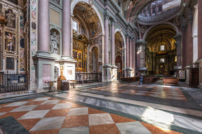 Interior of temple