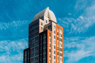 Low angle view of building against sky