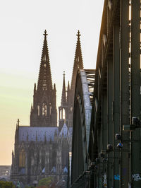 Low angle view of buildings against sky