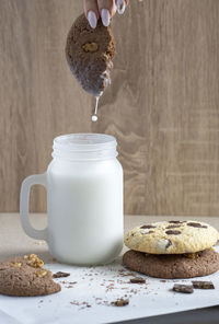 Close-up of drink on table