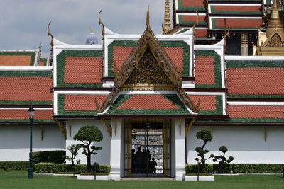 Exterior of traditional building against sky