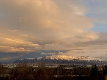 Scenic view of landscape against sky