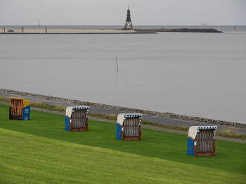 Cuxhaven at the north sea
