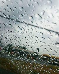 Raindrops on glass window