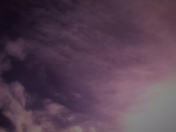 Scenic view of sky at night