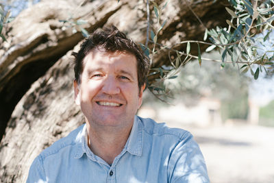 Portrait of smiling man