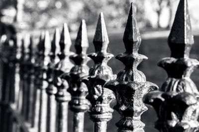 Close-up of statues