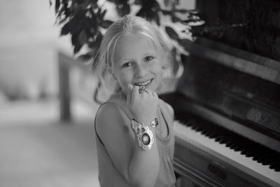 Portrait of a smiling girl