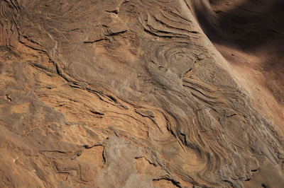 Full frame shot of rock formations