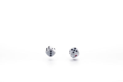 Close up of lighting equipment against white background
