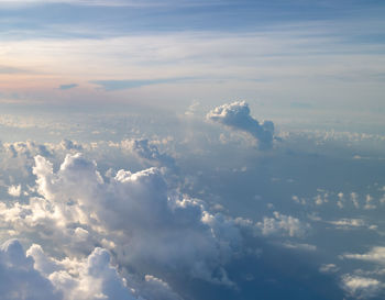 Low angle view of clouds in sky