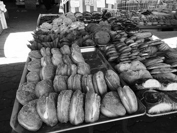 Close-up of food for sale in market