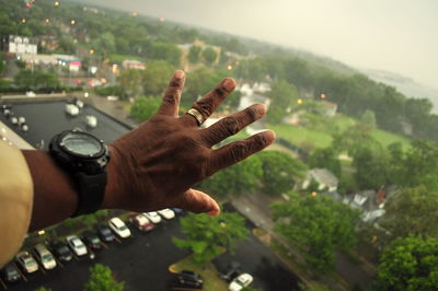 Close-up of hand