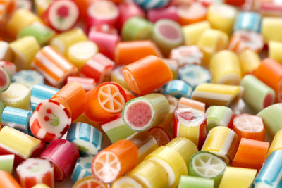 Full frame shot of multi colored candies