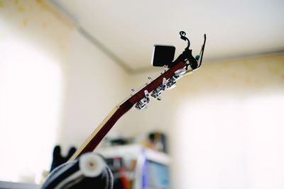 Close-up of electric fan