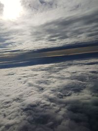 Scenic view of cloudscape during sunset