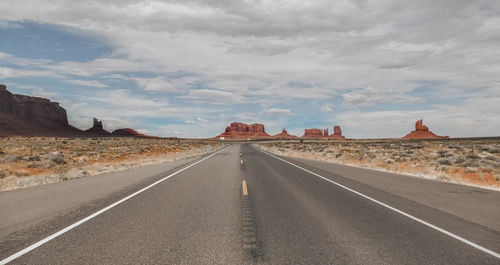 Road trip in monument valley