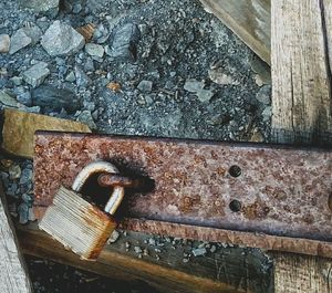 Close-up of rusty metal