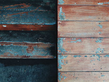 Full frame shot of weathered wood