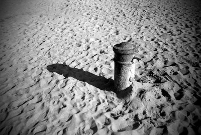 Close-up of sand on beach